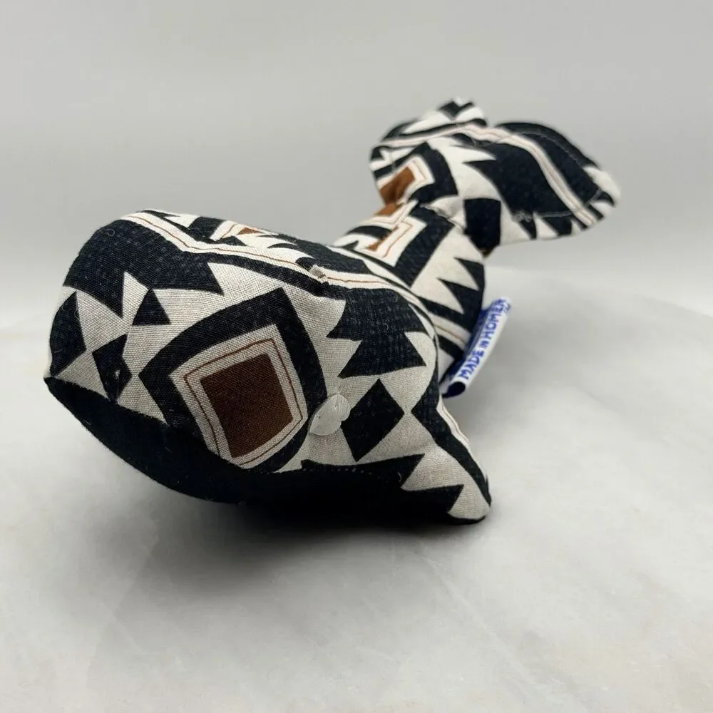 HomerWhales Made in Homer Alaska Handmade Fabric Whale Plush Pair Souvenir Decor